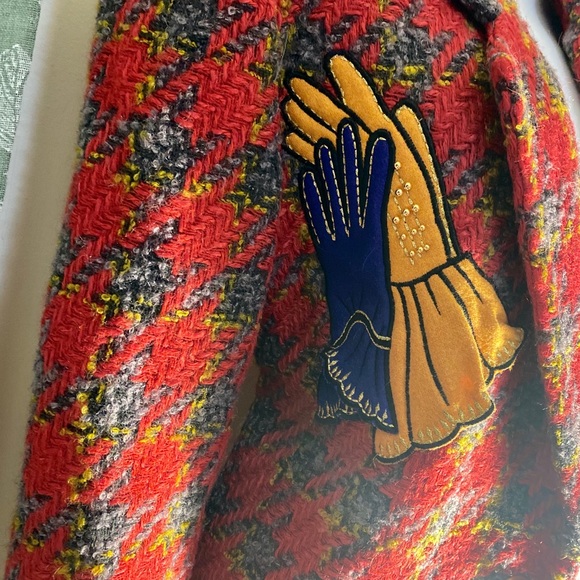 Vintage 80s Embroidered Jacket - Picture 2 of 5